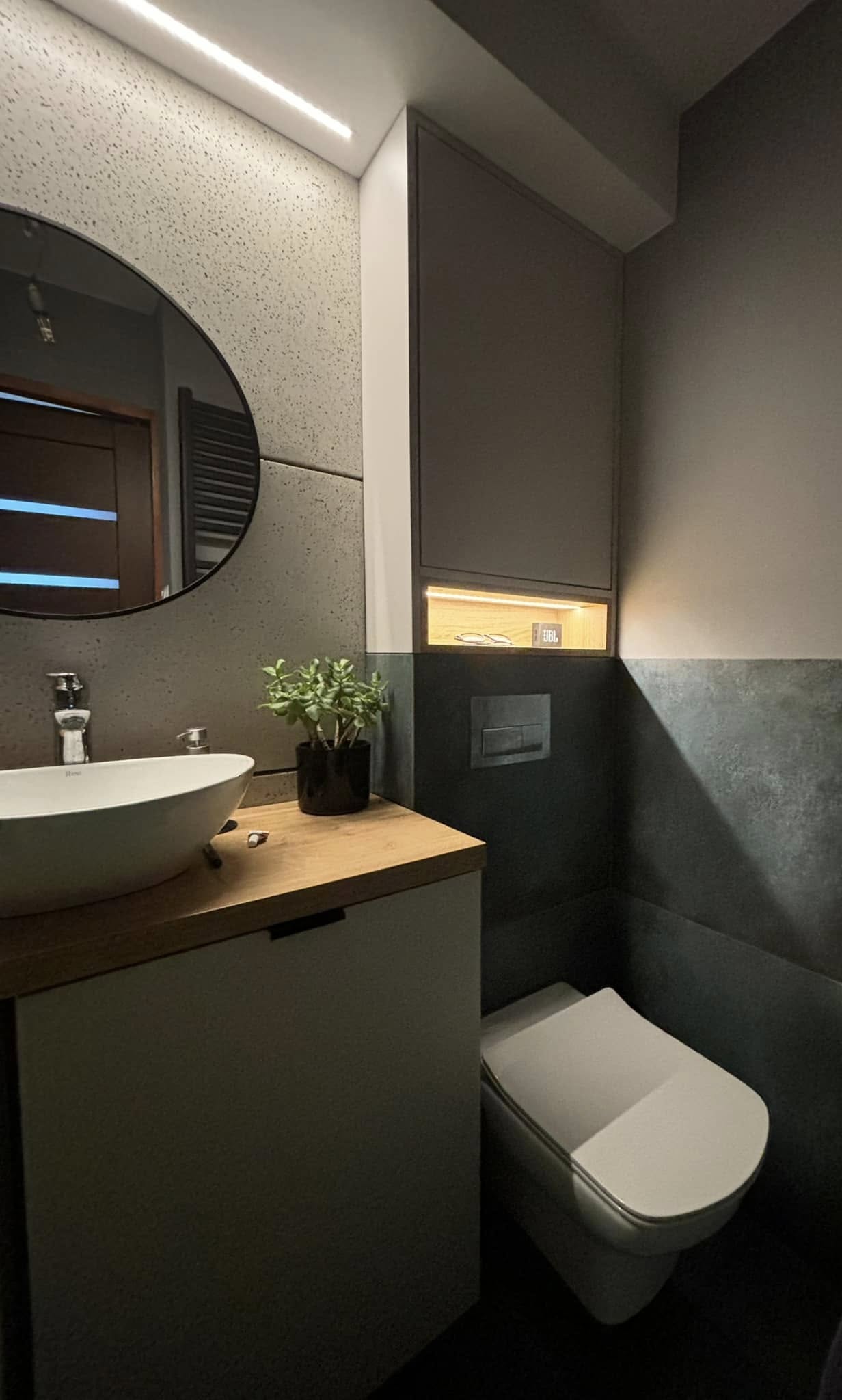 Minimalistyczna łazienka - realizacja Lux-Meble